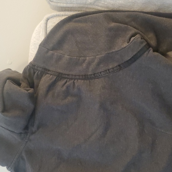 Bebe Embellished Hoodie Black And Gray Long Sleeves - Picture 6 of 9